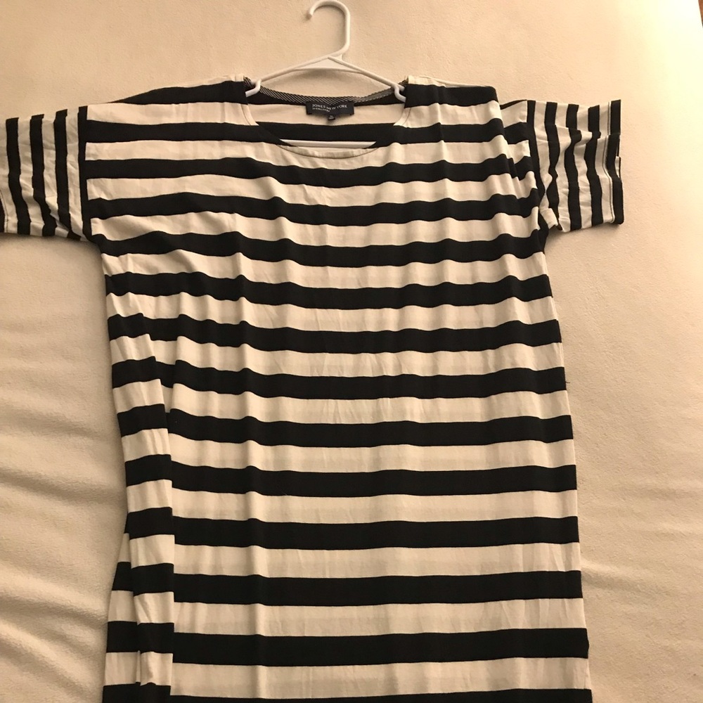 Jones New York black & white dress